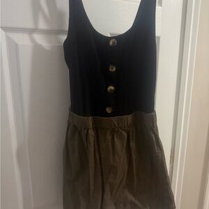 SHEIN Black and Tan Women’s Romper